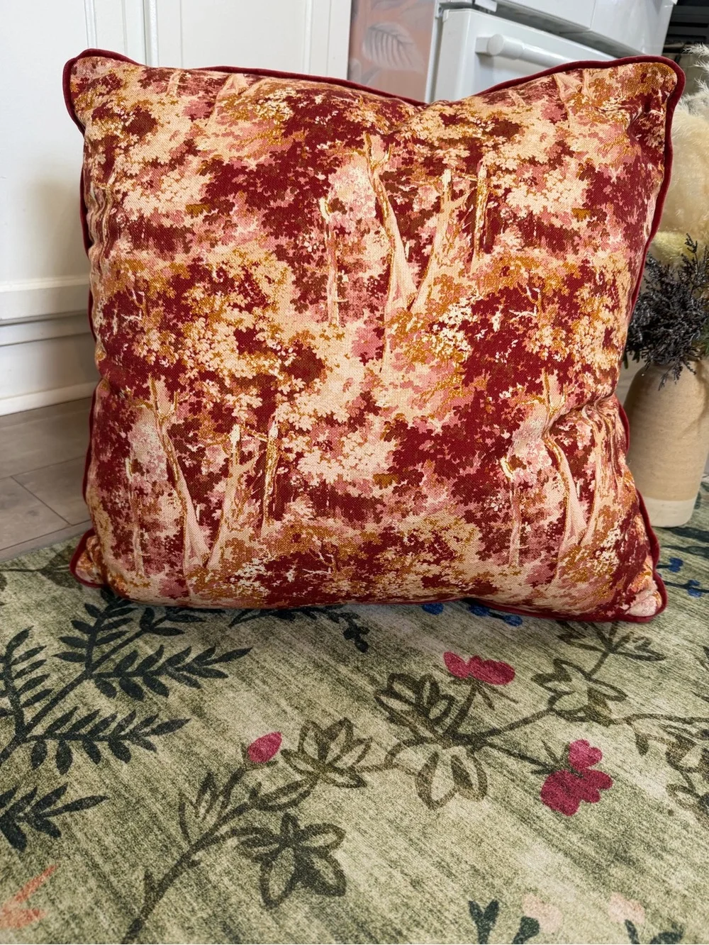 New Threshold X Studio McGee 24x24 Abstract Throw Pillow Abstract Tree Victorian